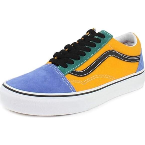 Vans Other - Vans Old Skool Mix & Match Sneakers Lace Up Low Top Cadmium Yellow/Tidepool 13